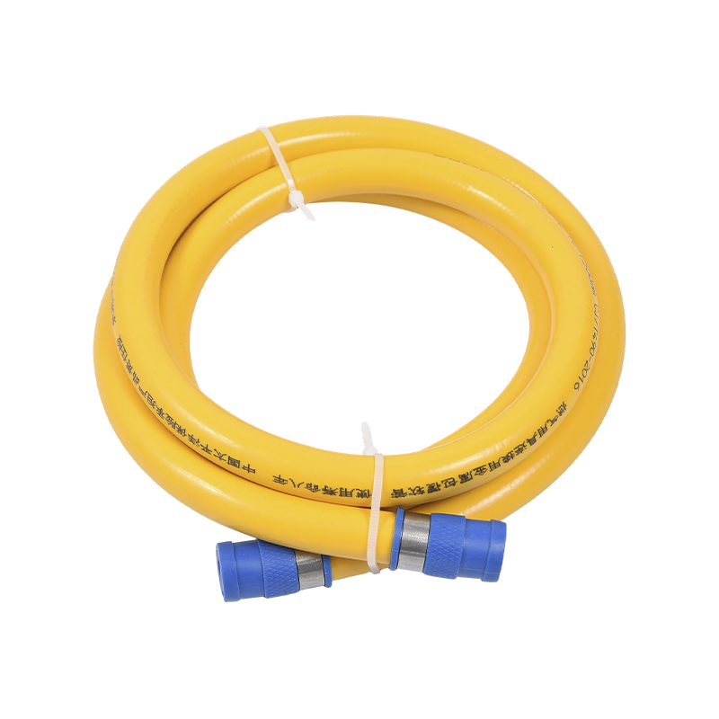 Ống khí PVC màu vàng linh hoạt bằng thép không gỉ Ống khí PVC màu vàng linh hoạt bằng thép không gỉ